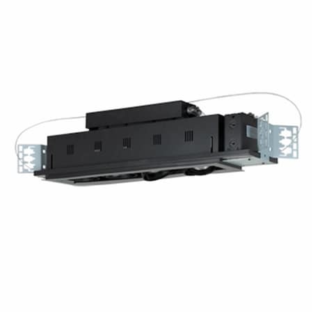 Jesco 4 - Light Double Gimbal Linear Recessed Line Voltage Fixture. MGP20-4SB